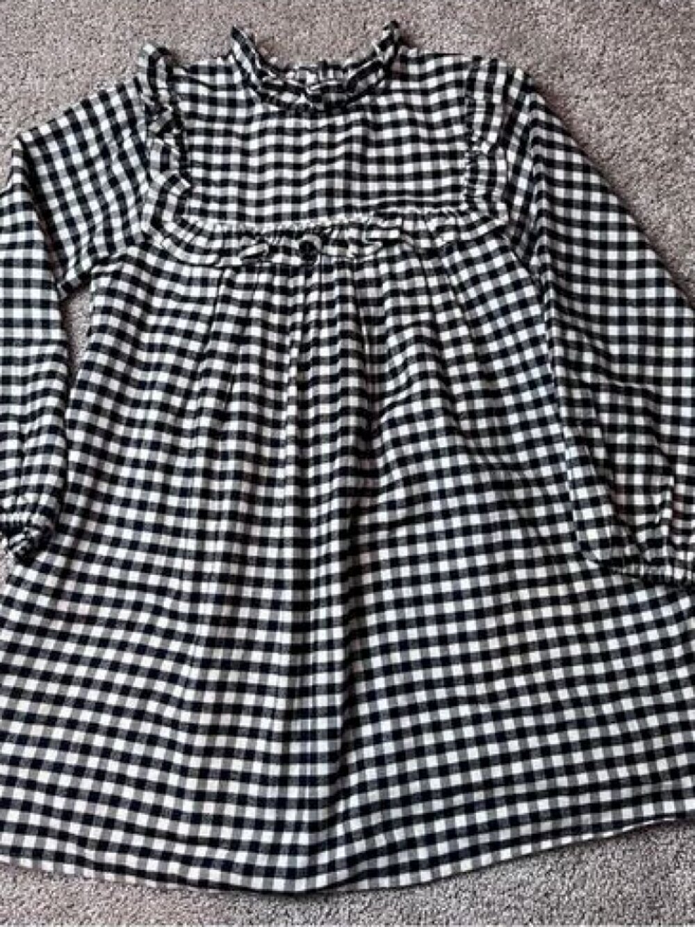 Next Direct Mono Gingham Dress 5T